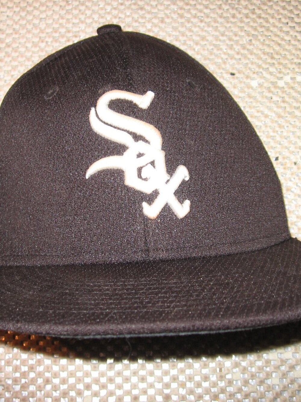 Chicago White Sox Black Baseball Hat Youth Size Adjustable OC Sports